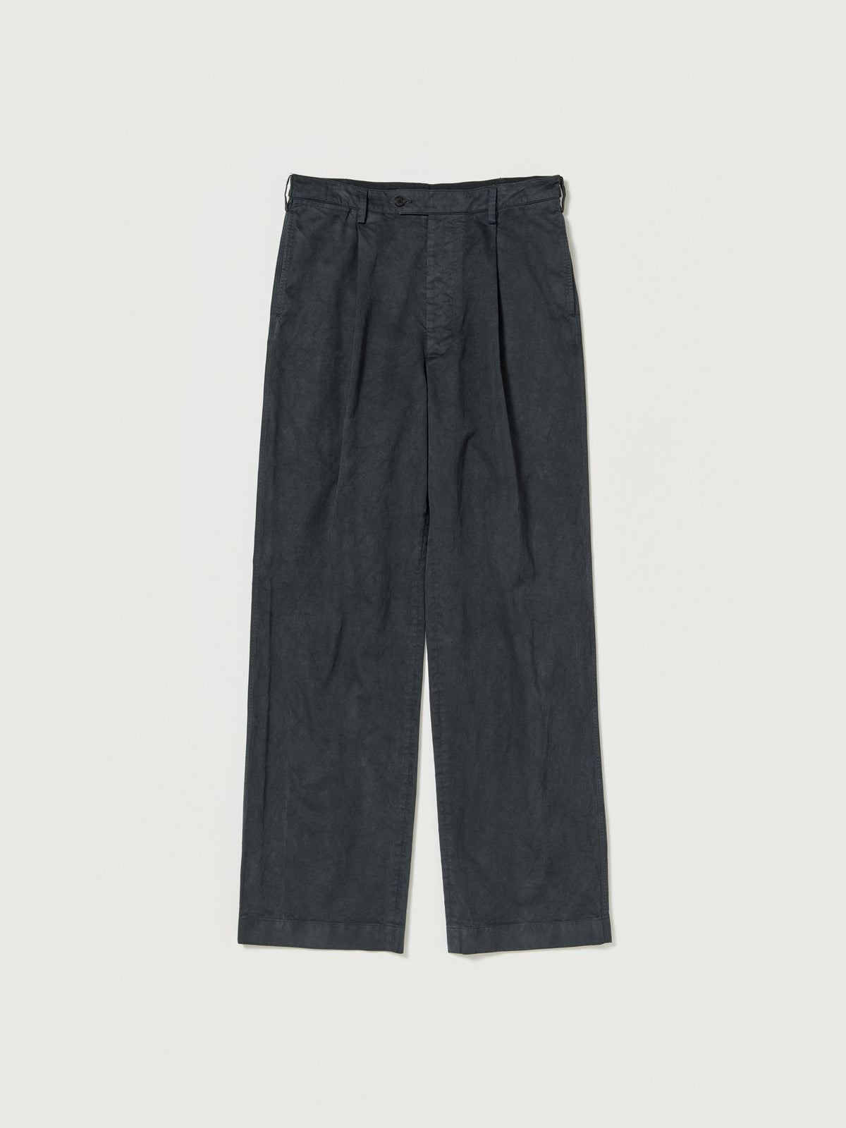 AURALEE 26AW GARMENT-DYED FINX CHINO ONE-TUCK WIDE PANTS