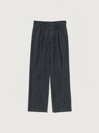 AURALEE 26AW GARMENT-DYED FINX CHINO ONE-TUCK WIDE PANTS