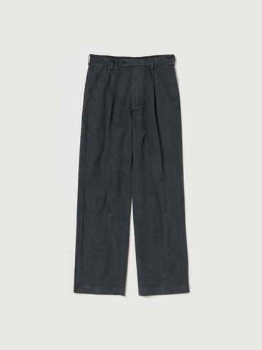 AURALEE 26AW GARMENT-DYED FINX CHINO ONE-TUCK WIDE PANTS