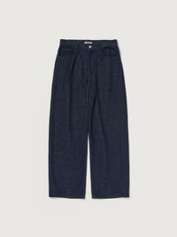 AURALEE 26AW SILK NEP DENIM 5P WIDE PANTS