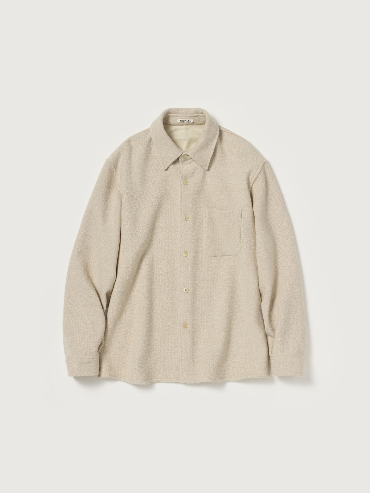 AURALEE 26AW HOMESPUN TWEED SHIRT BLOUSON