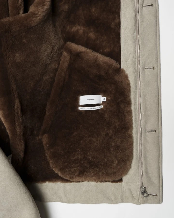 Graphpaper 26AW Sheepskin Mouton Deck Jacket