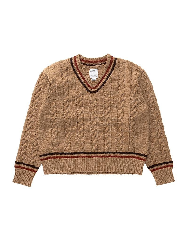 visvim 26AW COLLEGIA V-NECK KNIT