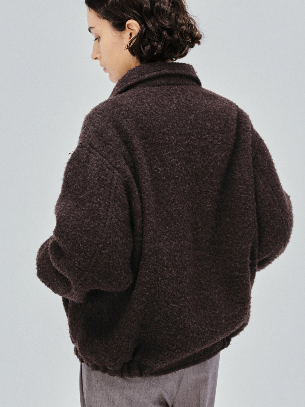 KAPTAIN SUNSHINE 26AW Napping Wool Zip Blouson