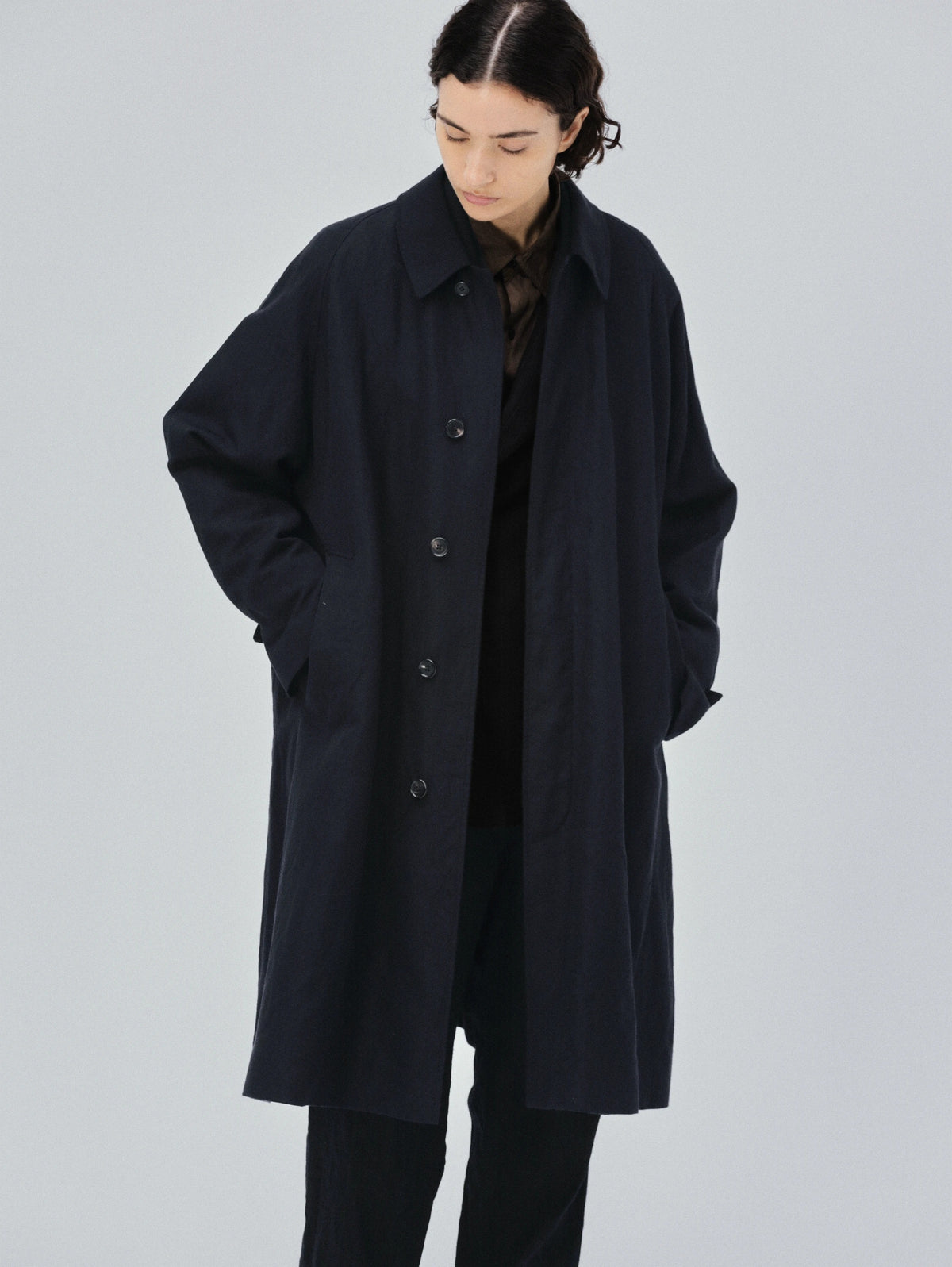 KAPTAIN SUNSHINE 26AW Cashmere Linen Walker Coat