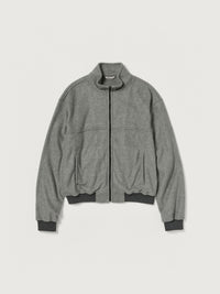 AURALEE 26AW PURE SILK COMFORT FLEECE ZIP BLOUSON