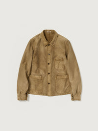 AURALEE 26AW GARMENT-DYED ORGANIC COTTON HEAVY MOLESKIN COVERALL