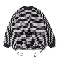 is-ness / BALLOON STRIPES LONG SLEEVE T SHIRT