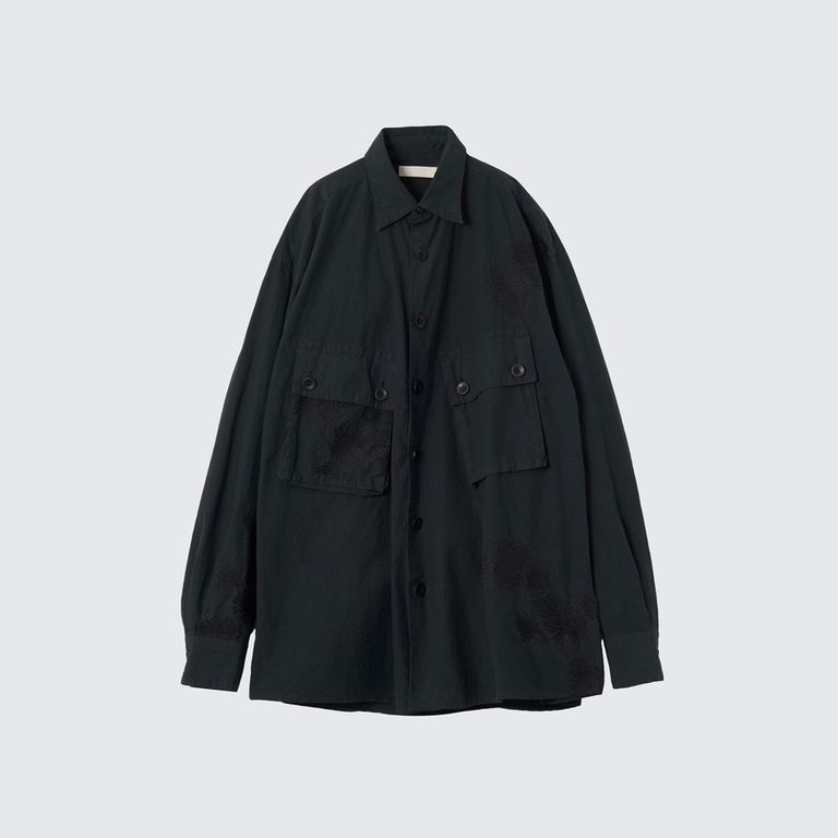 YOKE 25SS Embroidery Utility Shirt