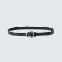 YOKE 25AW Double Buckle Leather Belt