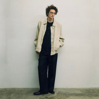 ssstein 25AW Heavy Linen Herringbone Zip Jacket