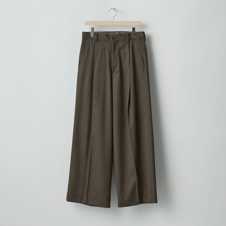 ssstein 25AW Extra Wide Trousers(2/60 WOOL GABARDINE)