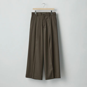 ssstein 25AW Extra Wide Trousers(2/60 WOOL GABARDINE)