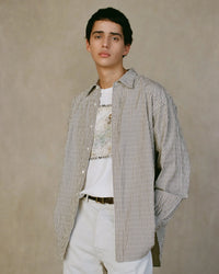 NICENESS 25AW CLEMENT / Dobby Stripe Regular Collar Dress Shirt