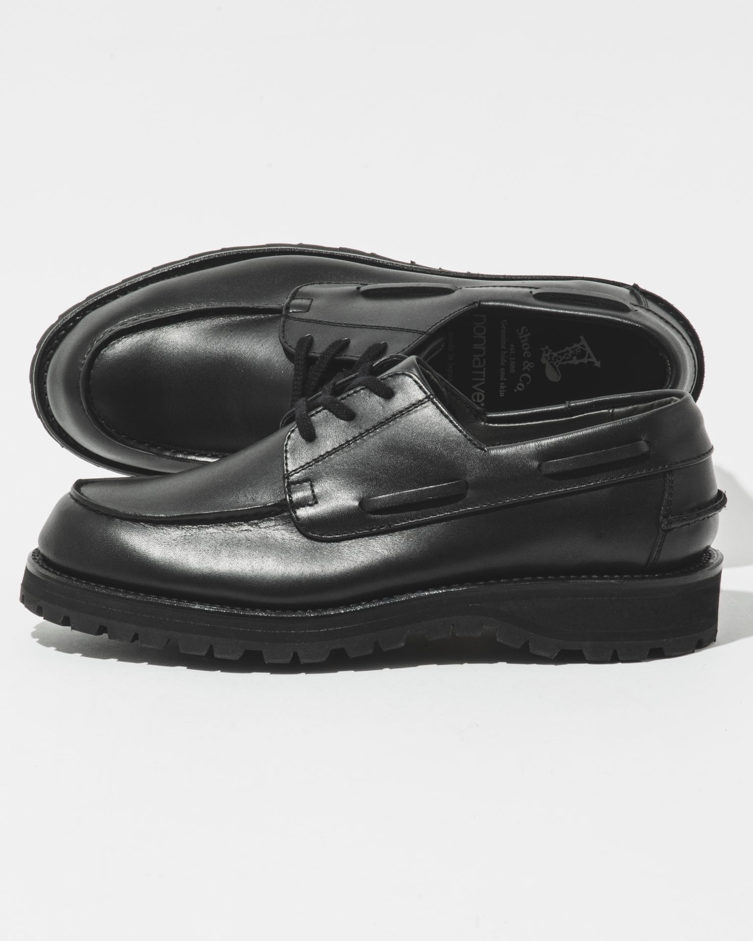REGAL Shoe & Co. × nonnative MOC SHOES 黒 REGAL Shoe & Co. × nonnative MARINER MOC SHOES COW