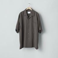 ssstein 25AW Rayon/Linen Oversized SS Shirt