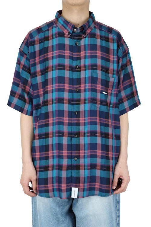DESCENDANT/REMNANTS OX LS SHIRT(BLACK)