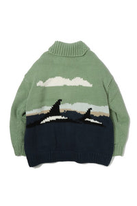 Descendant 23AW SUNKEN COWICHAN SWEATER