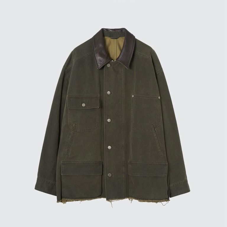 YOKE 25SS Cotton Cut Off Coverall Jacket