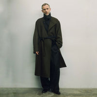 ssstein 25AW Long Wide Trousers(2/90 WOOL GABARDINE)