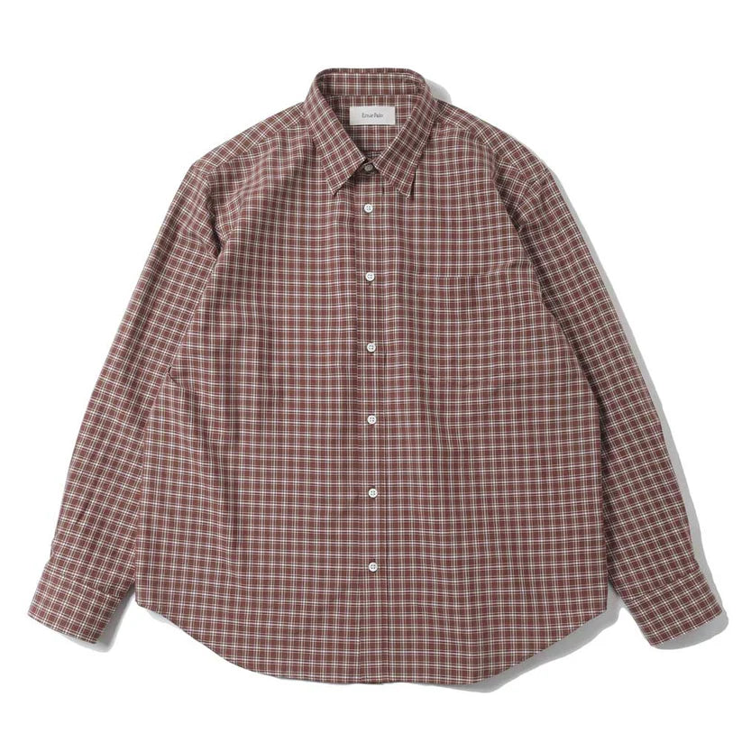 Ernie Palo 25SS Silk Cotton Stripe Shirt