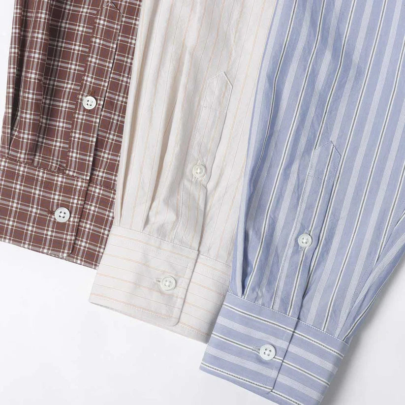 Ernie Palo 25SS Silk Cotton Stripe Shirt