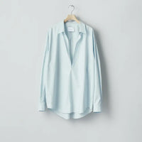 ssstein 25AW Suvin Cotton Oversized Skipper Shirt