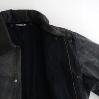 AURALEE 25AW PRODUCT DYED ORGANIC COTTON DUCK BLOUSON