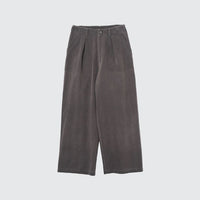 YOKE 25SS Cotton 1tuck Wide Leg Baker Pants