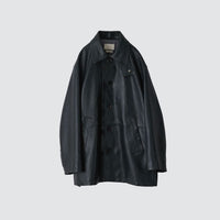 YOKE / Cut-Off Leather Car Coat