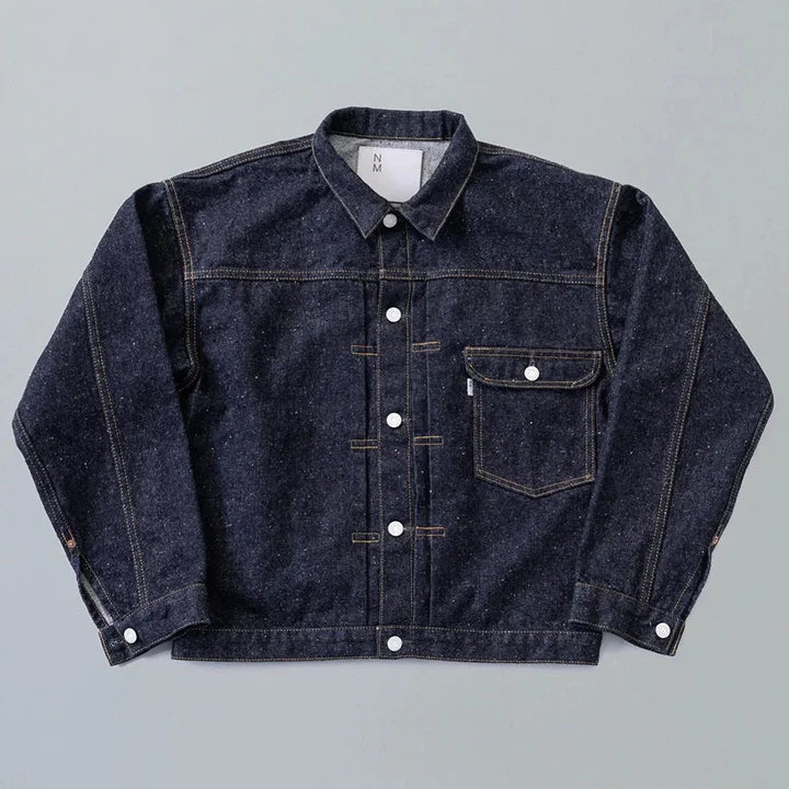 New Manual / #001 T-BACK DENIM JACKET ONE WASHED