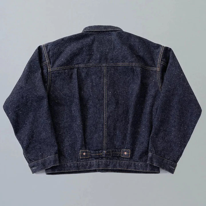 New Manual / #001 T-BACK DENIM JACKET ONE WASHED