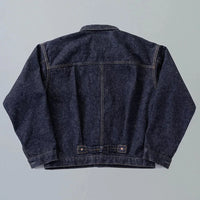 New Manual / #001 T-BACK DENIM JACKET ONE WASHED