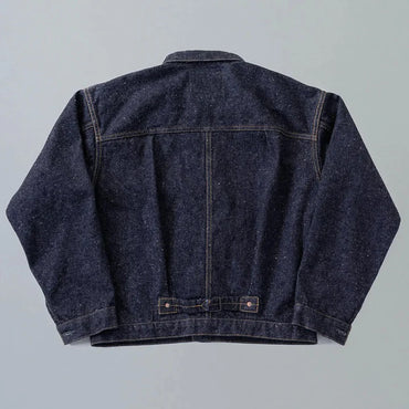 New Manual / #001 T-BACK DENIM JACKET ONE WASHED