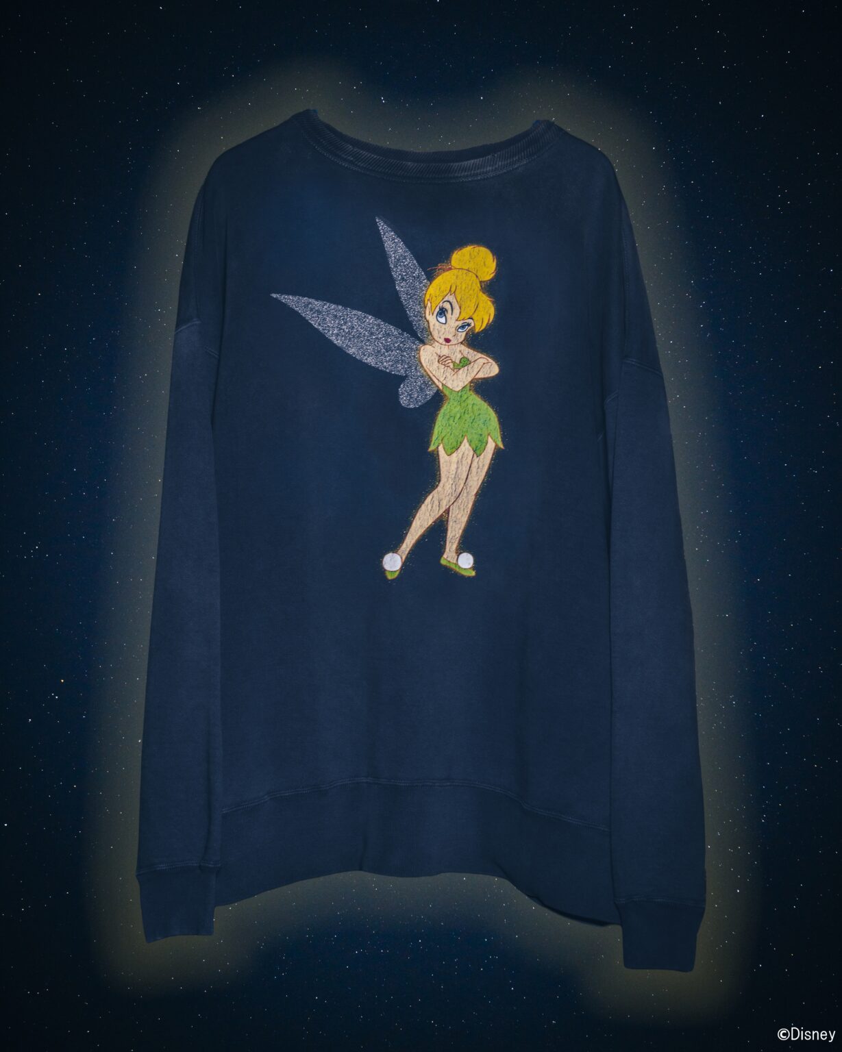 SAINT Mxxxxxx x Disney / CRW NK SWT TINKER BELL – Vintage Concept