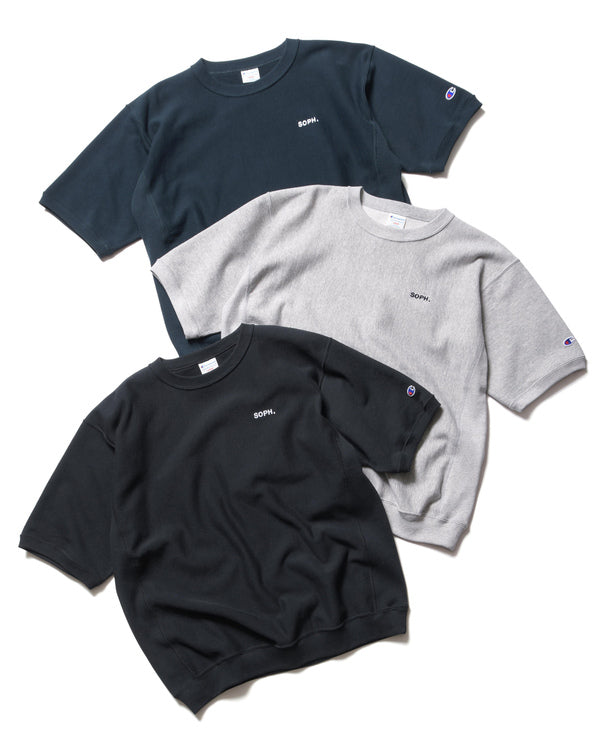 SOPH. x Champion REVERSE WEAVE BASIC S/S CREWNECK SWEAT