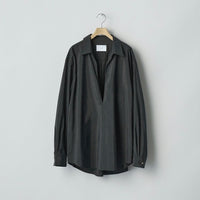 ssstein 25AW Silk/Nylon Oversized Skipper Shirt