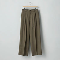 ssstein 25AW Long Wide Trousers(2/90 WOOL GABARDINE)