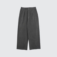 YOKE 25SS Cotton 1tuck Wide Leg Baker Pants