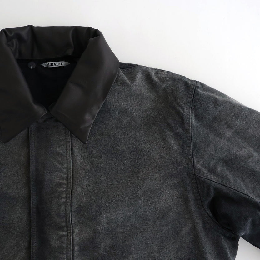 AURALEE 25AW PRODUCT DYED ORGANIC COTTON DUCK BLOUSON