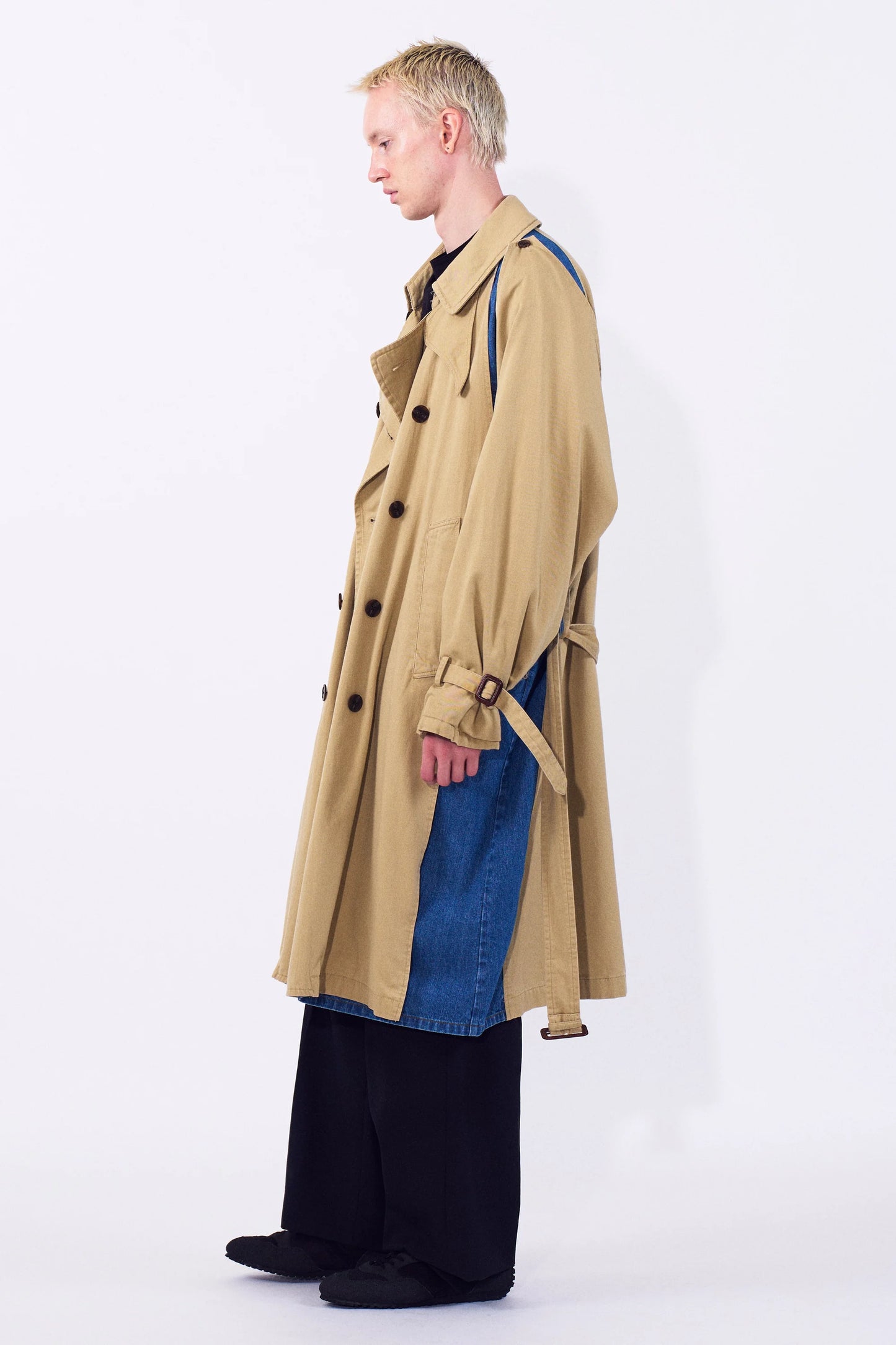 YOKE 26SS Connected Trench&Denim Coat