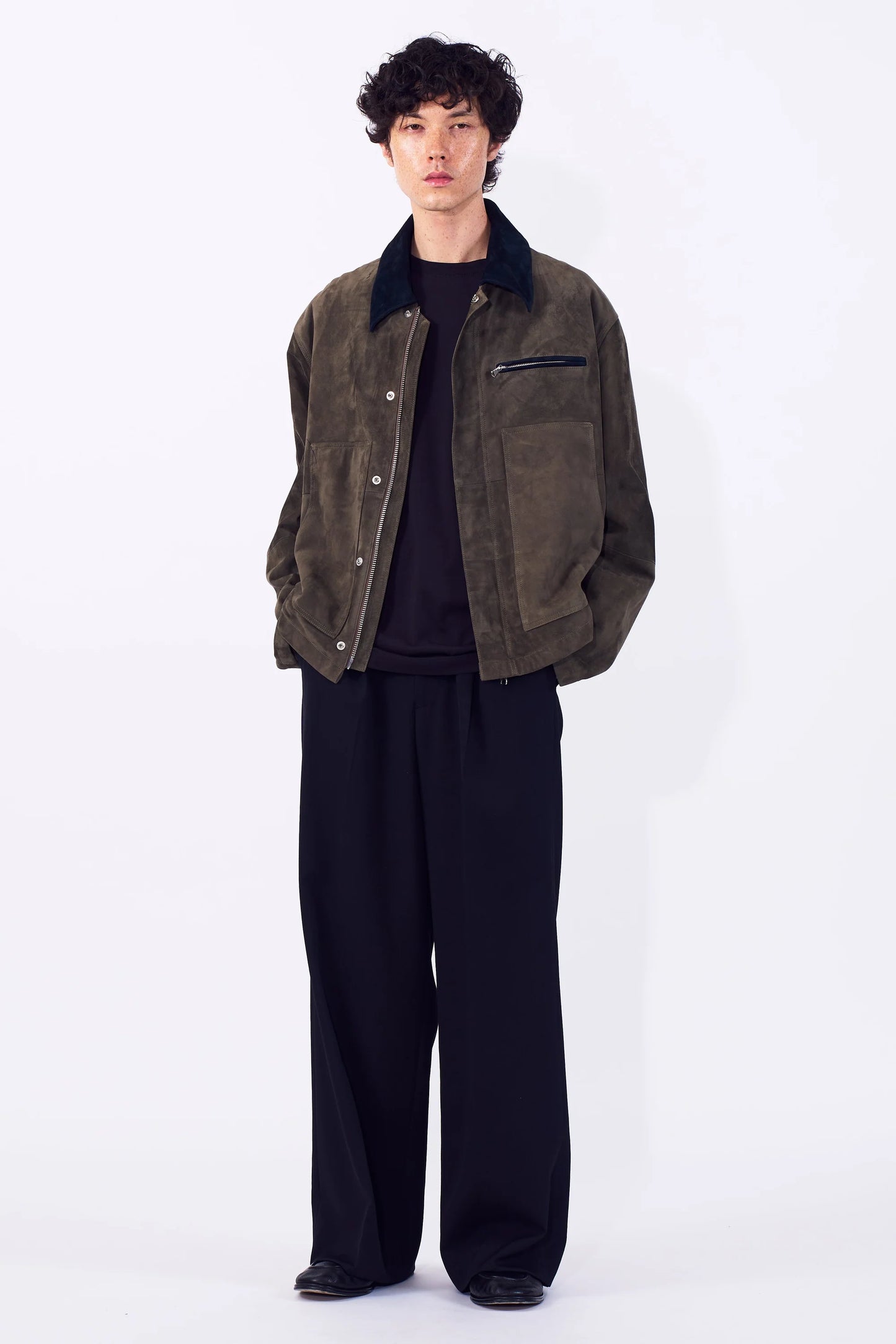 YOKE 26SS Goat Suede Work Jacket