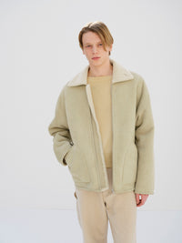 AURALEE 26AW MERINO MOUTON ZIP BLOUSON