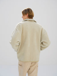 AURALEE 26AW MERINO MOUTON ZIP BLOUSON