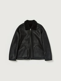 AURALEE 26AW MERINO MOUTON ZIP BLOUSON