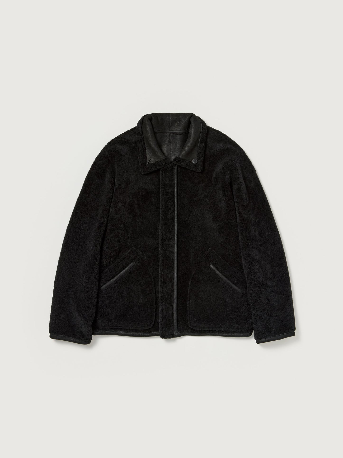 AURALEE 26AW MERINO MOUTON ZIP BLOUSON