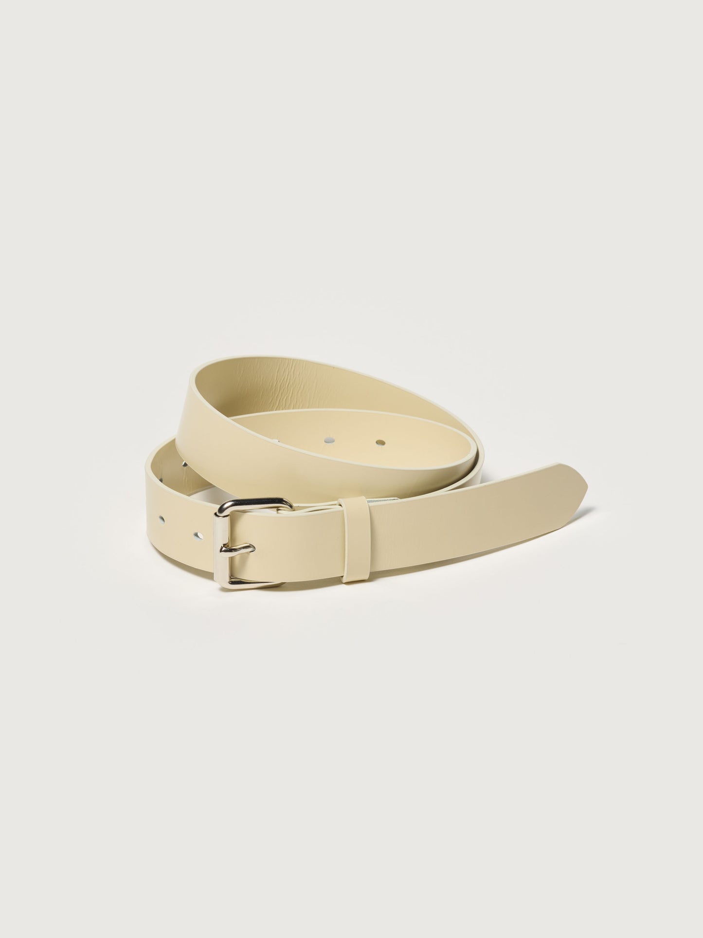 AURALEE 26AW GLAZED LEATHER ROLLER BUCKLE BELT