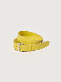 AURALEE 26AW GLAZED LEATHER ROLLER BUCKLE BELT