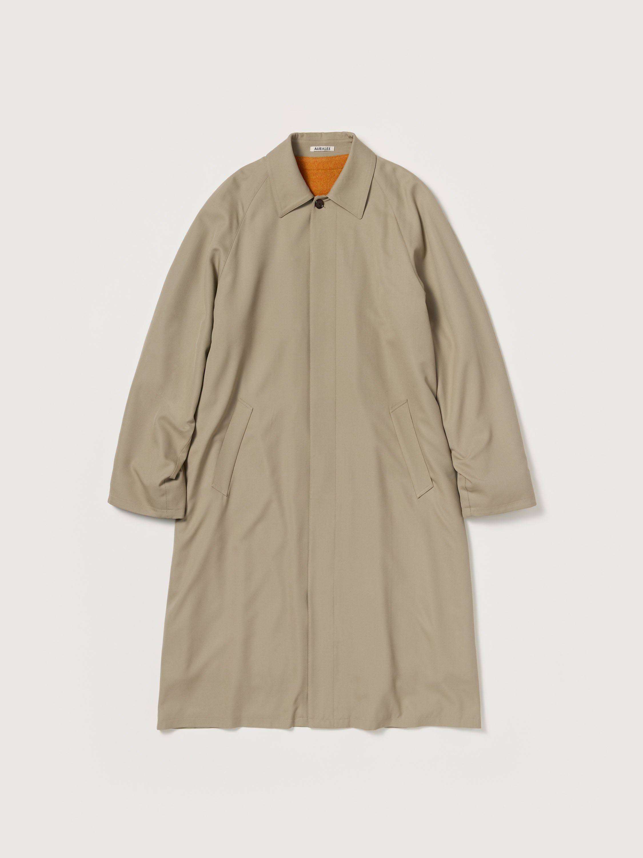 26AW新作AURALEE ULTRA FINE WOOL TWILL COAT AURALEE 26AW ULTRA FINE WOOL TWILL WOOL-LINED COAT – Vintage