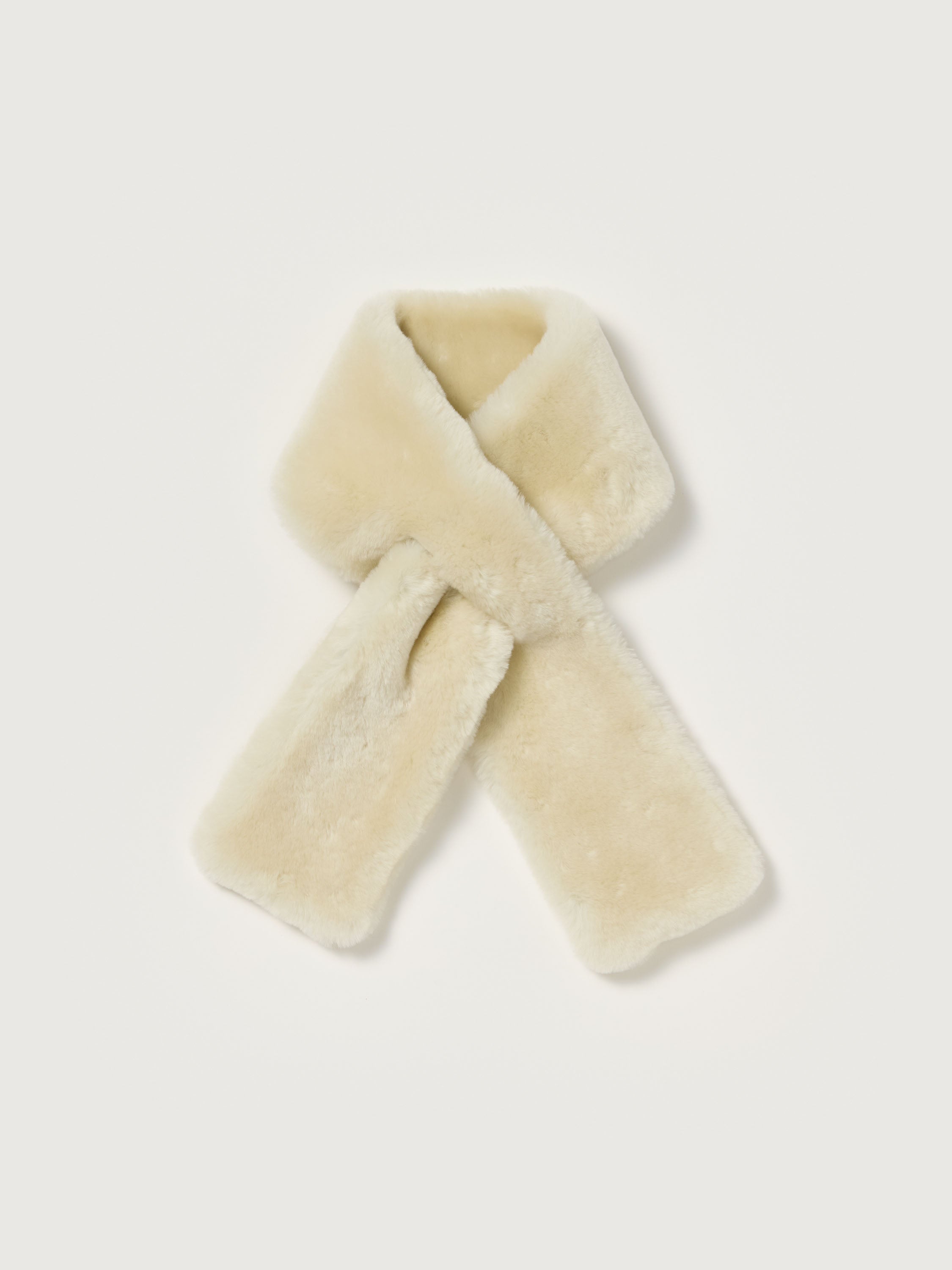 AURALEE 26AW STRAIGHT MERINO MOUTON FUR STOLE